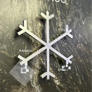 رادیاتور حوله خشک کن لوکس دکوراتیو رادیاکو  اسنو فلیک Snow Flake