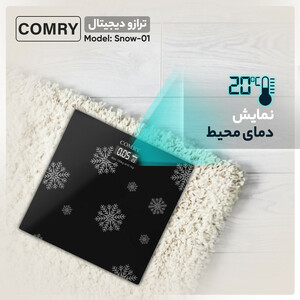 ترازو دیجیتال کمری مدل Snow-01