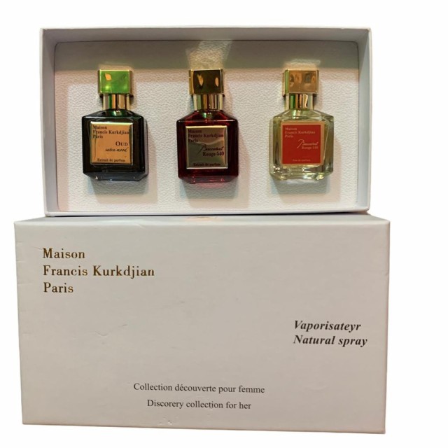 گیفت ست 3 عددی 25 میل  یونیسکس باکارات Gift Set 3x25ml (Baccarat Edp+Extrait+ Oud Satin Mood)