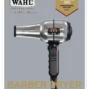 سشوار حرفه ای 5 ستاره 2200 وات وال اصلی Wahl 5 Star Barber Hairdryer 2200W