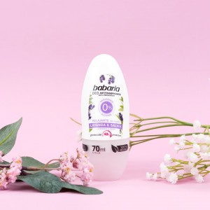 مام رول ضدتعریق و تکسین دهنده باباریا مدل اسطوخدوس اصلی Babaria Deodorant Anti-Perspirant And Relaxing Lavender