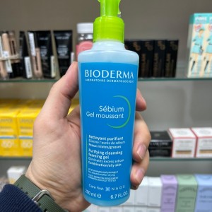 ژل شستشوی صورت سبیوم بایودرما مدل موسانت ۲۰۰ میلی لیتر -  BIODERMA Sébium Gel moussant - 200ml