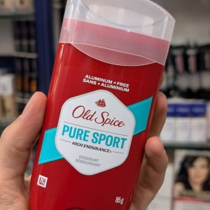 مام استیک اولد اسپایس بدون آلمینیوم 85 گرمی pure sport اصلی Old Spice High Endurance Deodorant Stick Pure Sport