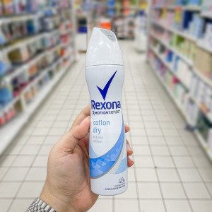 اسپری بدن رکسونا مدل کاتون درای Rexona Cotton Dry Body Spray