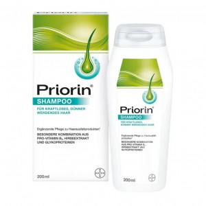 شامپو ضد ریزش مو پریورین بایر - Priorin Shampoo for Hair Loss Bayer تولید آلمان 200 میل