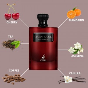 ادکلن زنانه ایو سن لورن بلک اوپیوم اور رد (اپرا رژ میسون الحمبرا) | Yves Saint Laurent Black Opium Over Red (Opera Rouge Maison Alhambra)