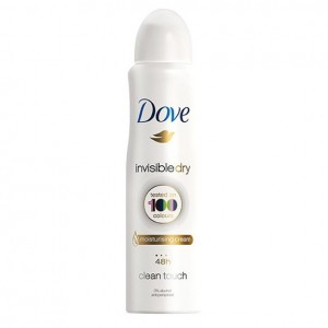 اسپری زنانه داو (Dove) سری Invisble Dry مدل Clean Touch حجم 150 میلی لیتر