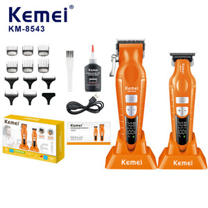 ماشین اصلاح موی سر و صورت شارژی کیمی مدل KM-8543 مجموعه 2 عددی