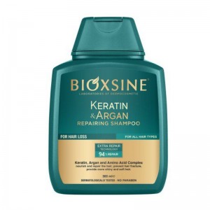 شامپو ضد ریزش و ترمیم‌کننده بیوکسین (Bioxsine) ترکیه با آرگان و کراتین