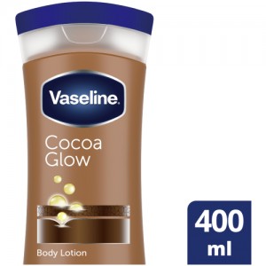لوسیون بدن وازلین شکلاتی مدل Cocoa Glow حاوی عصاره کاکائو و شی باتر
