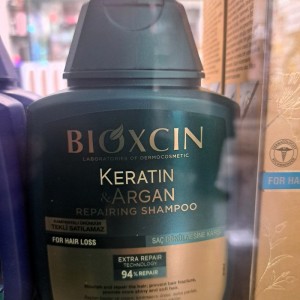 شامپو ضد ریزش و ترمیم‌کننده بیوکسین (Bioxsine) ترکیه با آرگان و کراتین