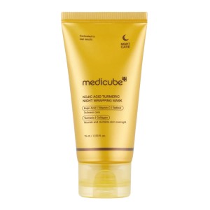 ماسک شب کلاژن و زردچوبه با اسید کوجیک مدی کیوب - Kojic Acid Turmeric Night Wrapping Mask