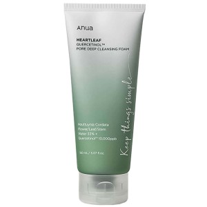 فوم پاک کننده عمیق منافذ آنوا - Anua Heartleaf Quercetinol Pore Deep Cleansing Foam