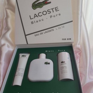 گيفت ست اورجينال لاگوست سفید-Lacoste L.12.12 Blanc