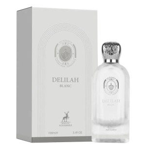 عطر دلیلاه بلانک الحمبرا (مارلی والایا) Maison Alhambra Delilah Blanc | رایحه گلی-میوه‌ای شیک با حس لطافت، تمیزی و جذابیت روزانه