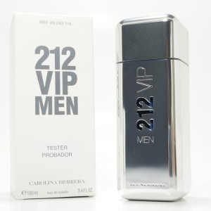 تستر۲۱۲ vip مردانه CAROLINA HERRERA 212 Vip Men for Men TESTER 100ML