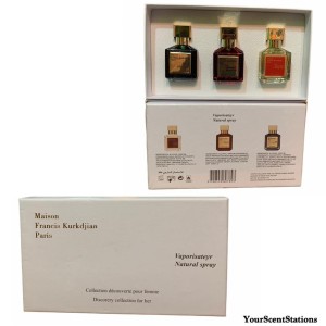 گیفت ست یونیسکس باکارات Gift Set 3x25ml (Baccarat Edp+Extrait+ Oud Satin Mood)