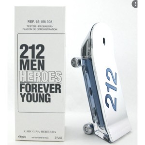 تستر ادکلن  کارولینا هررا 212 هیروز مردانه Carolina Herrera 212 Men Heroes