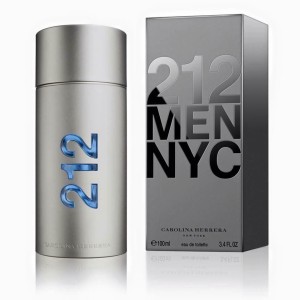 عطرکارولينا هررا 212 نقره اي مردانه 100 ميل - CAROLINA HERRERA 212 Men