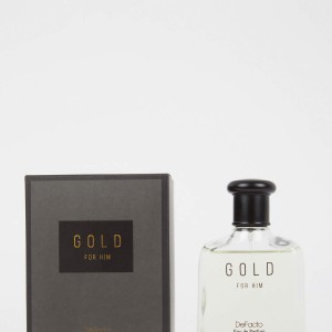 عطر مردانه Gold for him defacto حجم 100 میلی لیتر