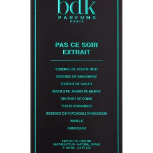پاس سوار اگزتره بی‌دی‌کی پارفومز- Pas ce Soir Extrait BDK Parfums