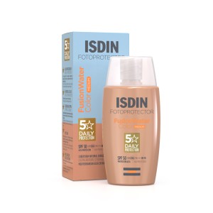 ضد آفتاب رنگی ایزدین فوتو پروتکتور فیوژن واتر مدیوم SPF50+