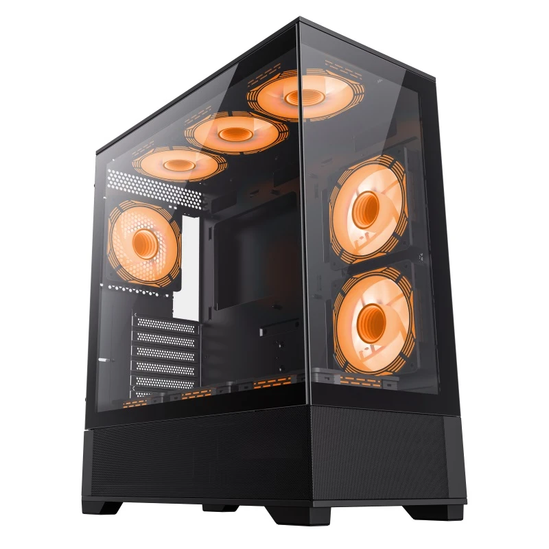 کیس کامپیوتر گیم مکس Vista AB Black