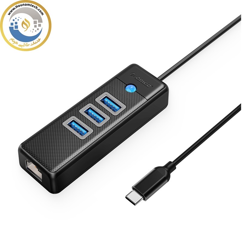 هاب 4 پورت با شبکه مدل ORICO-PW3UR-C3-05
