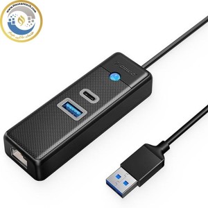 هاب 3 پورت با شبکه مدل ORICO-PWCUR-U3-015