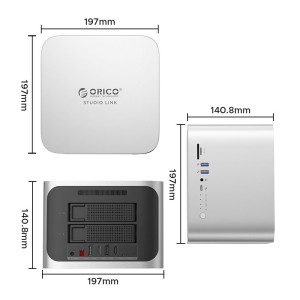 داک ذخیره‌سازی و توسعه اوریکو مدل Studio Link مدل MC35M