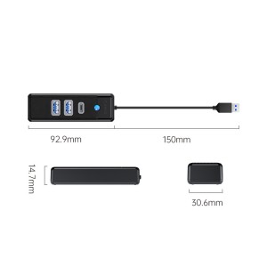 هاب چندکاره اوریکو ORICO PWCUR-U3-05
