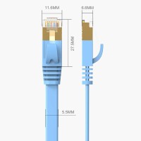 کابل شبکه Cat7 اوریکو 8 متر ORICO-PUG-C7B