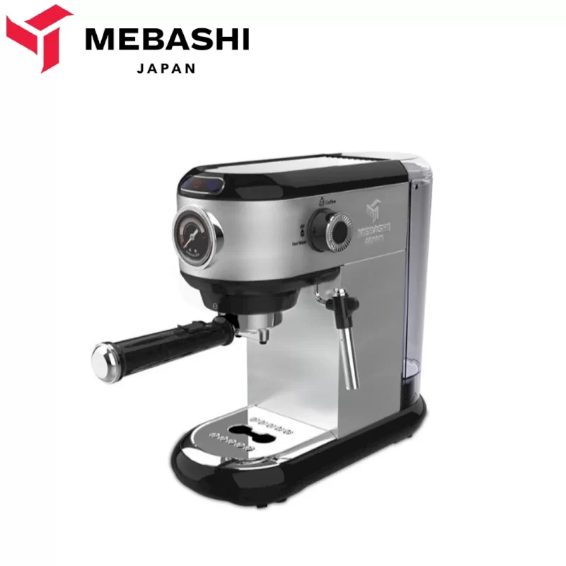 اسپرسوساز مباشی مدل MEBASHI ECM2025 استیل مشکی