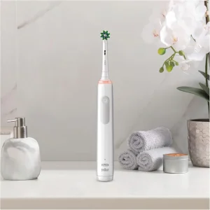 مسواک برقی اورال بی مدل PRO SERIES 3  سفید + یک عدد سری اضافه