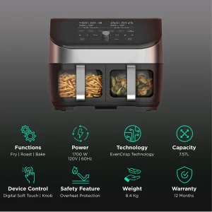 سرخ کن دوقلو اینستنت مدل INSTANT Vortex Plus DAF8132SS