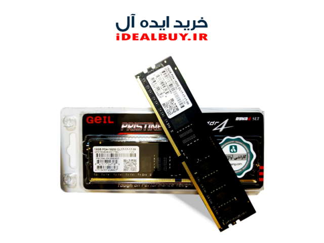 رم دسکتاپ Geil Pristine DDR4 2666MHz CL19 Single Channel Desktop RAM 8GB