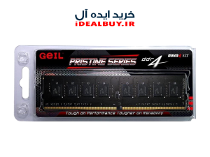رم دسکتاپ Geil Pristine DDR4 2666MHz CL19 Single Channel Desktop RAM 8GB