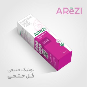 تونیک طبیعی گل ختمی ضد گره و ضد وزی موی عارضی 200 میل