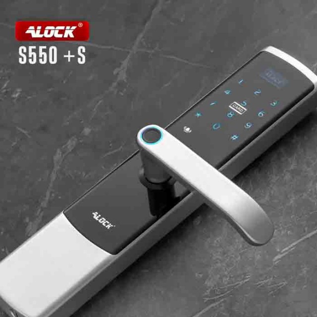قفل اثر انگشتی دیجیتال آنلاین ALOCK مدل S550+ Silver