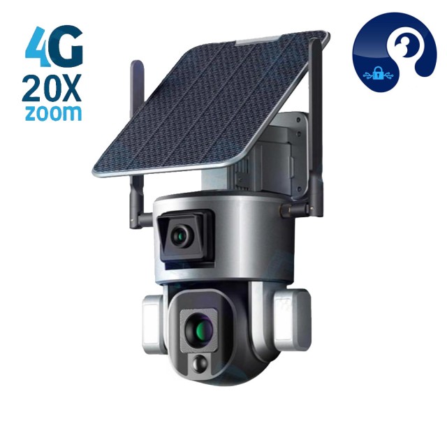 دوربین مینی اسپیددام سولار خورشیدی سیمکارتی 4G NiView مدل Y5 با زوم 20 برابری