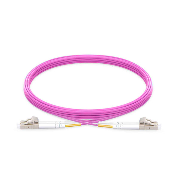 پچکورد فیبر نوری LC-LC/UPC/OM4/DX/2MM/1M