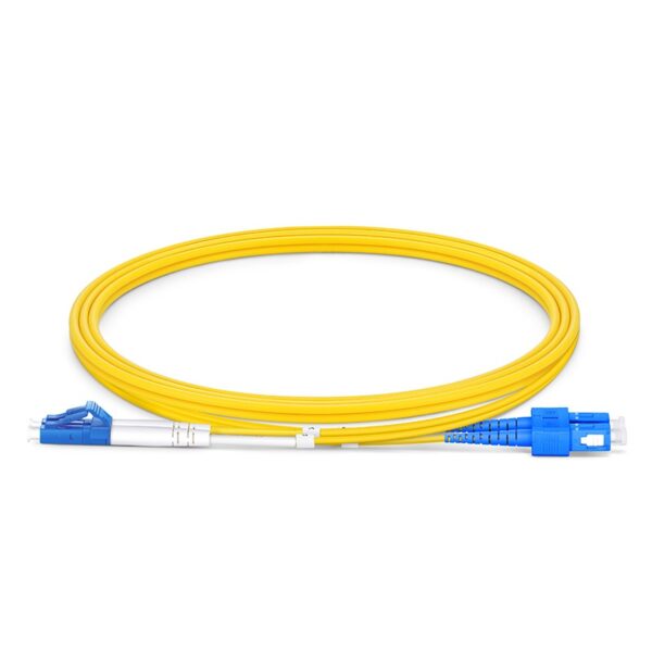 پچکورد فیبر نوری SC-LC/UPC/SM/DX/2MM/1M