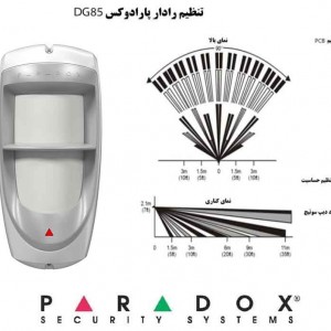چشمی وزنی دزدگیر اماکن پارادوکس مدل DG85 اورجینال