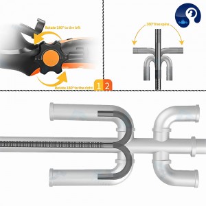 دوربین شلنگی و آندوسکوپی وای فای سرچرخشی F180