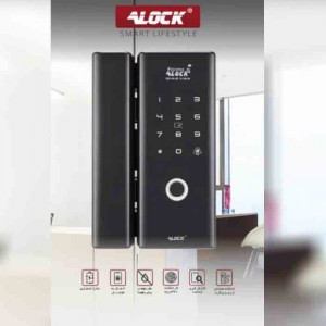 قفل اثر انگشتی دیجیتال شیشه سکوریت alock مدل +G200