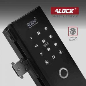 قفل اثر انگشتی دیجیتال شیشه سکوریت alock مدل +G200