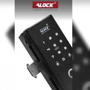 قفل اثر انگشتی دیجیتال شیشه سکوریت alock مدل +G200