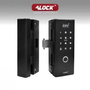 قفل اثر انگشتی دیجیتال شیشه سکوریت alock مدل +G200