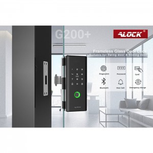 قفل اثر انگشتی دیجیتال شیشه سکوریت alock مدل +G200