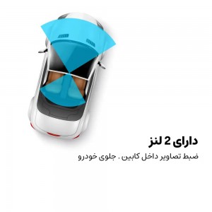 ردیاب و دوربین خودرو دو لنزه سیمکارتی ترکسولید JC181